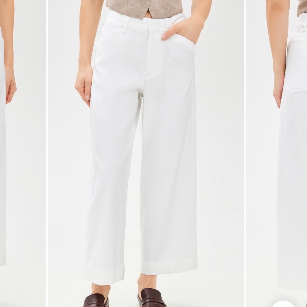 rag & bone White Banks Linen Pants Size 4